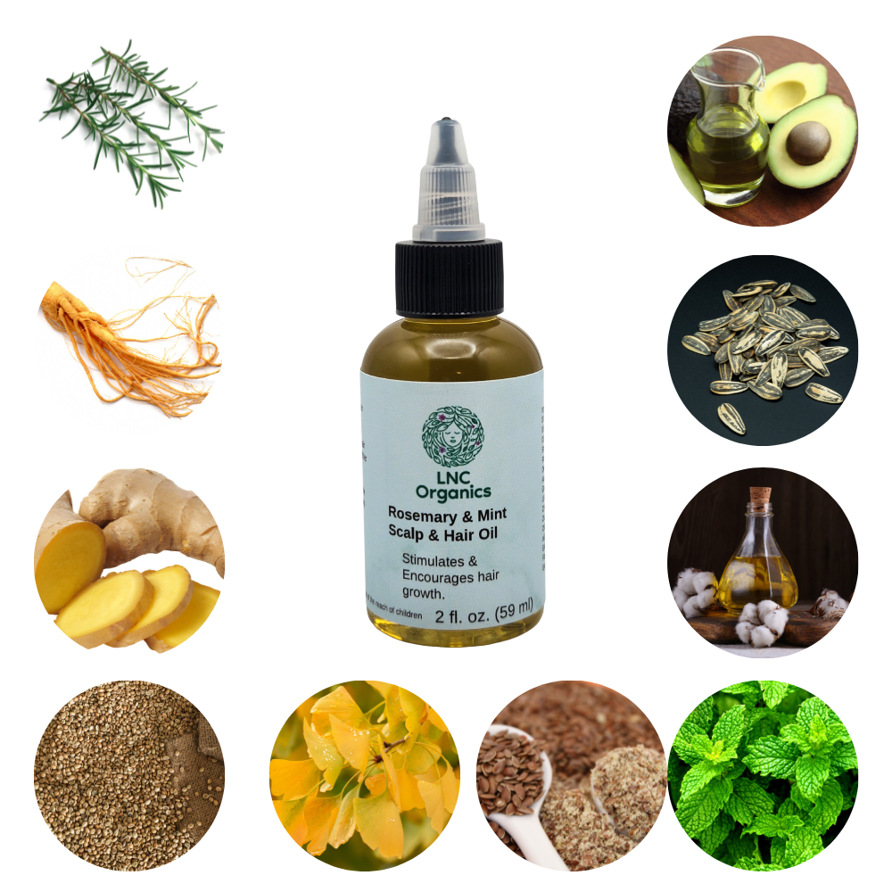 Extra Strength Rosemary and Mint Hair Growth Oil